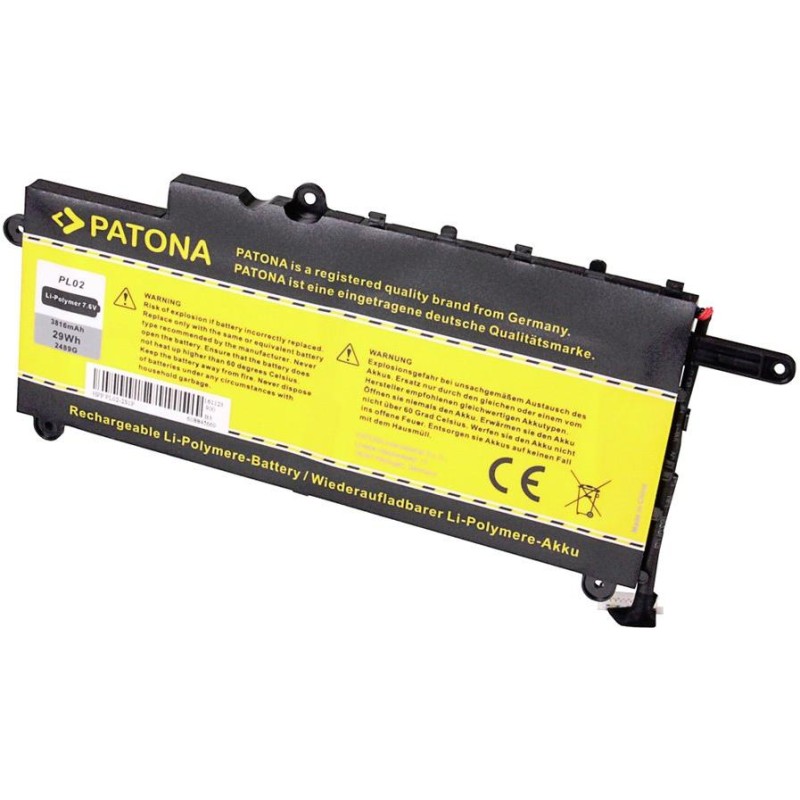PATONA baterie pro ntb HP Pavilion 11 3800mAh Li-Pol 7,6V PL02