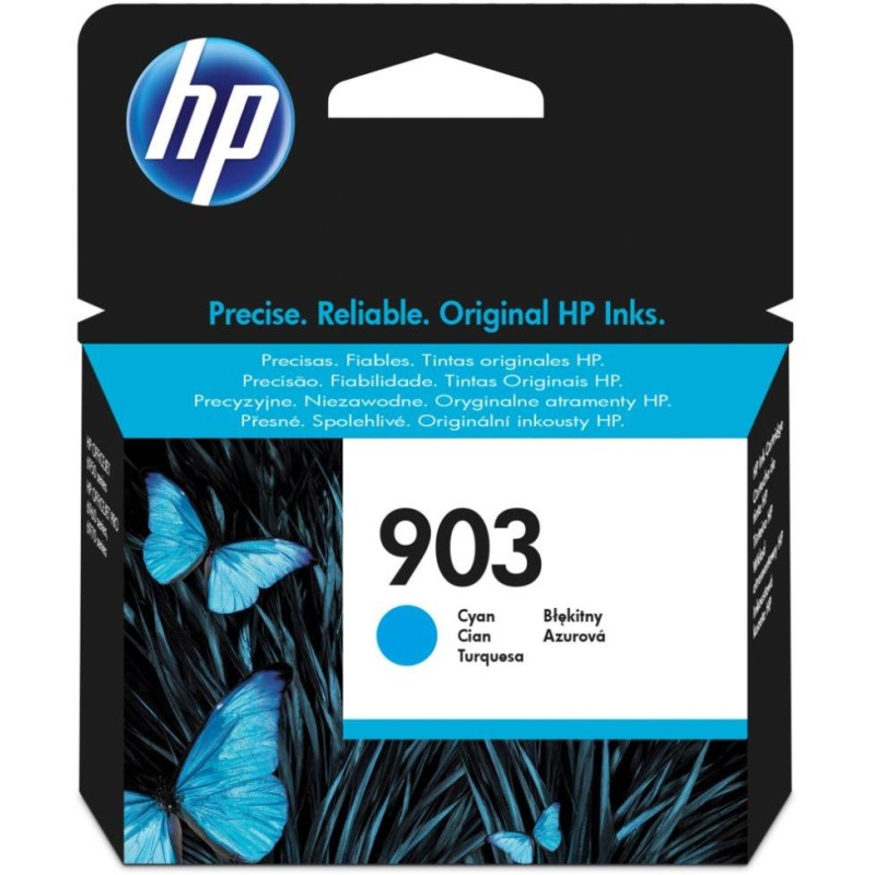 HP inkoustová kazeta 903XL azurová T6M03AE, originál