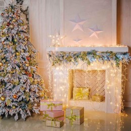 COLORWAY LED girlanda/ IP20 / 100 LED / délka 3m x 0,6m / teplá bílá/ napájení USB