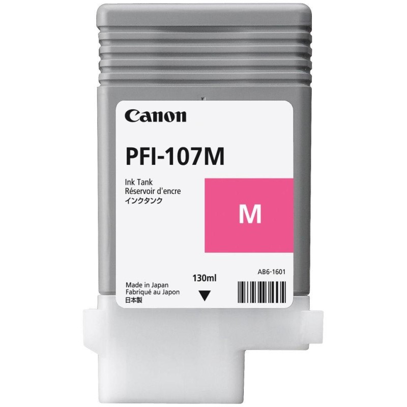 Canon inkoustová náplň PFI-107m/ purpurová/ 130ml