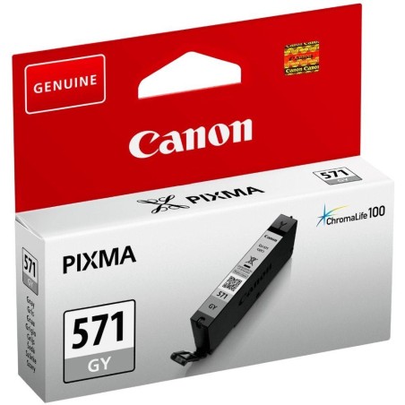 Canon inkoustová náplň CLI-571G/ šedá/ 7ml