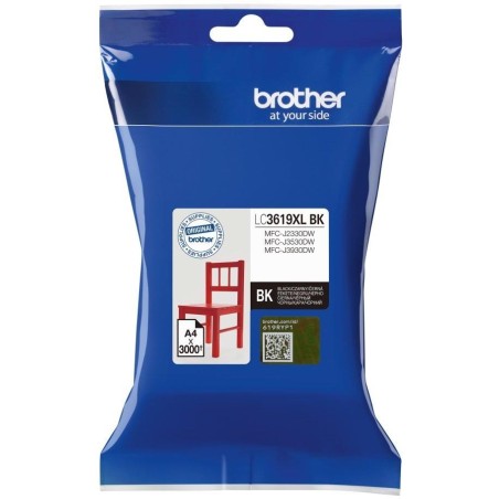 BROTHER inkoustová náplň LC-3619XLBK pro Brother MFCJ2330, 3530, 3930 / černá