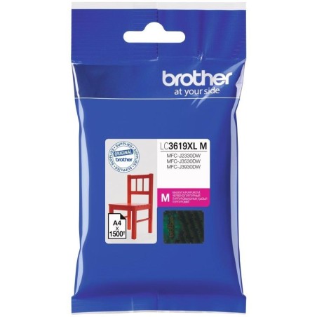BROTHER inkoustová náplň LC-3619XLM pro Brother MFCJ2330, 3530, 3930 / purpurová