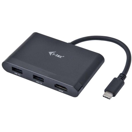 I-tec USB 3.1 Type C HDMI Travel adaptér PD/Data/ 1x HDMI 4K Ultra HD 3840x2160/ 2x USB 3.0/ černý
