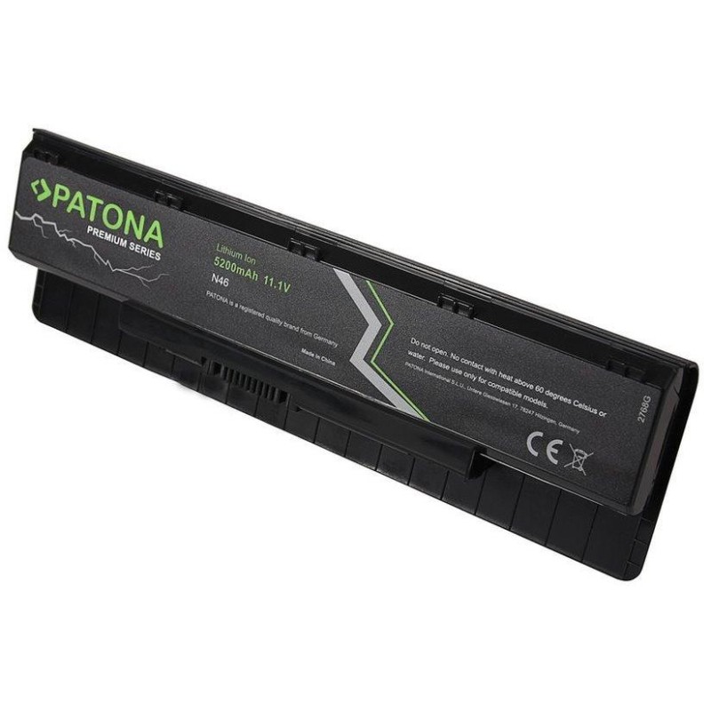 PATONA baterie pro ntb ASUS N46/N56 5200mAh Li-Ion 11,1V PREMIUM