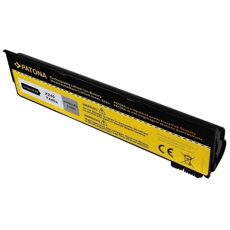 PATONA baterie pro ntb LENOVO ThinkPad X240 4400mAh Li-Ion 10,8V
