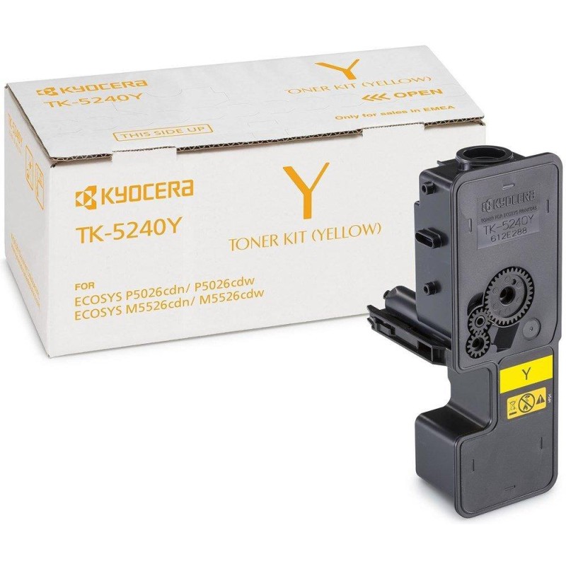Kyocera toner TK-5240Y/ M5526cdn,cdw, P5026cdn,cdw/ 3 000 stran/ Žlutý
