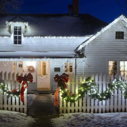 COLORWAY LED girlanda/ IP44 / 192 LED / délka 6m x 0,6m / studená bílá/ napájení AC, 220V, 6W