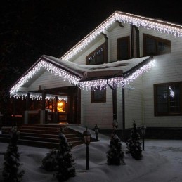 COLORWAY LED girlanda/ IP44 / 192 LED / délka 6m x 0,6m / studená bílá/ napájení AC, 220V, 6W