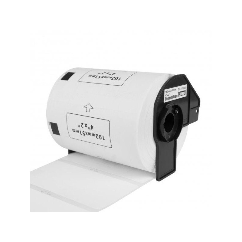 PRINTLINE kompatibilní etikety s Brother DK-11240, bílé, čárové kody , 102 x 51mm, 600ks