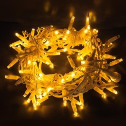 COLORWAY LED řetěz/ IP65 / 100 LED / délka 10m / teplá bílá/ napájení AC, 220V, 6W