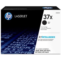 HP 37X Černá originální tonerová kazeta LaserJet s vysokou výtěžností