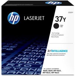 HP 37Y Černá originální tonerová kazeta LaserJet s mimořádně vysokou výtěžností
