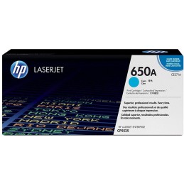 HP 650A Azurová originální tonerová kazeta LaserJet
