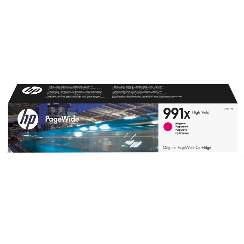 HP 991X Purpurová originální kazeta PageWide s vysokou výtěžností