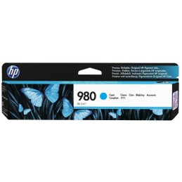 HP 980 Azurová originální inkoustová kazeta