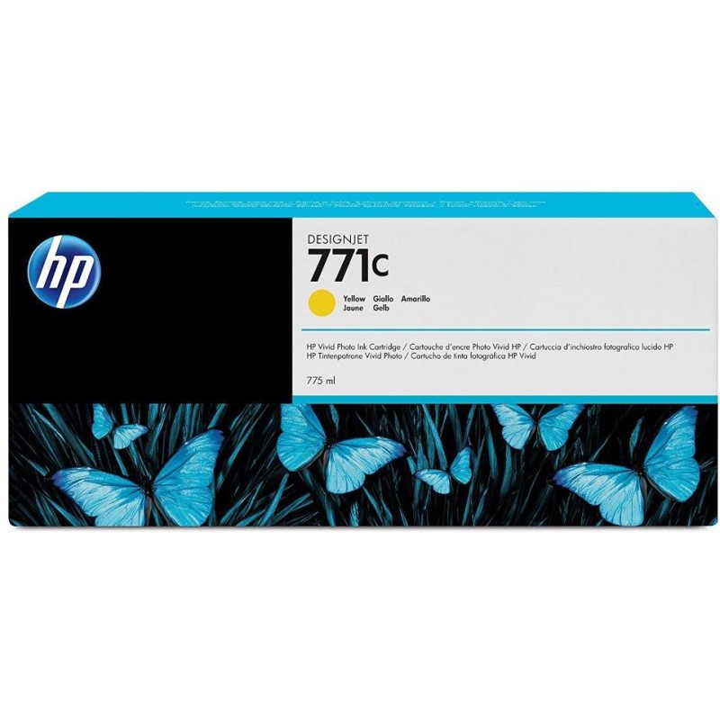 HP 771C Žlutá inkoustová kazeta DesignJet, 775 ml