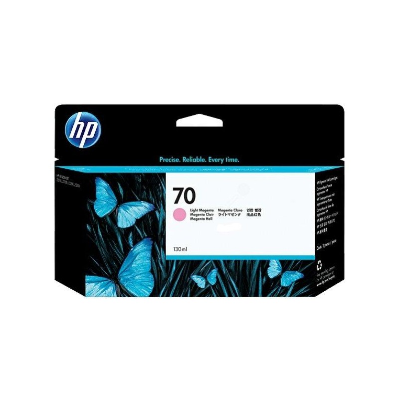 HP 70 světle purpurová inkoustová kazeta, 130 ml