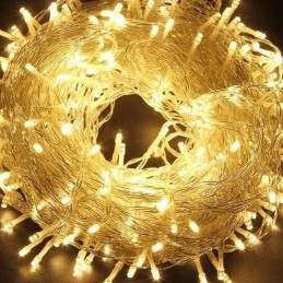 COLORWAY LED řetěz/ IP65 / 100 LED / délka 10m / teplá bílá/ napájení AC, 220V, 6W