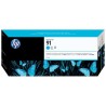 HP 91 Cyan Pigment Tintenpatrone, 775 ml