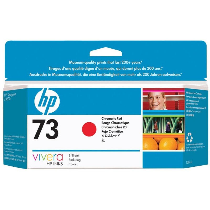 HP 73 Chromatická purpurová inkoustová kazeta DesignJet, 130 ml