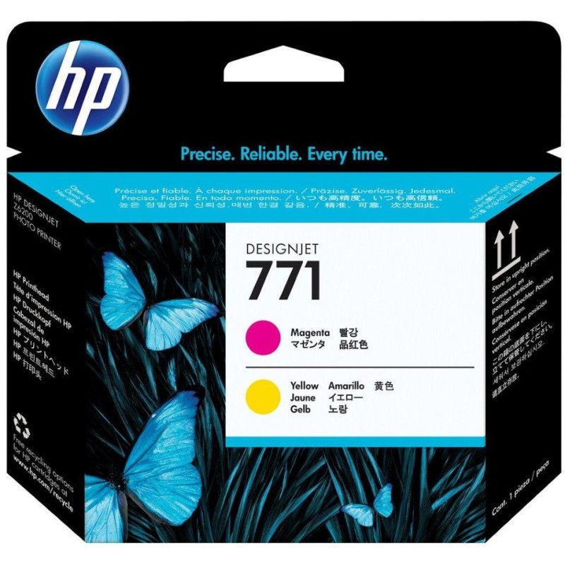 HP 771 Purpurová/žlutá tisková hlava DesignJet