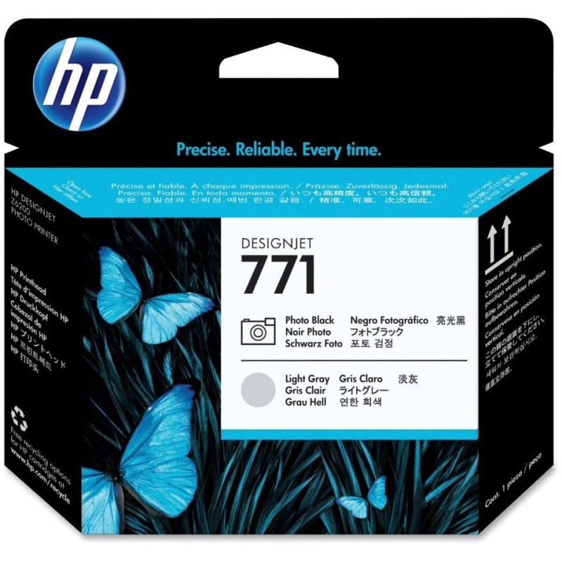 HP 771 Fotografická Černá/světle šedá tisková hlava DesignJet