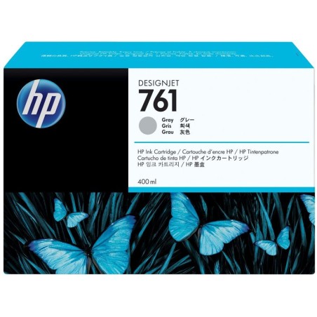 HP 761 Šedá inkoustová kazeta DesignJet, 400 ml