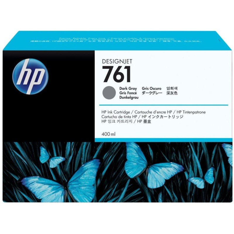 HP 761 tmavě šedá inkoustová kazeta DesignJet, 400 ml