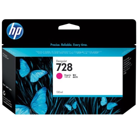 HP 728 130-ml Magenta DesignJet Ink Cartridge