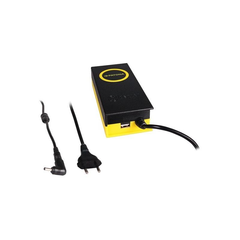 PATONA napájecí adaptér k ntb/ 19V/4,7A 90W/ konektor 4x1,35mm/ + výstup USB