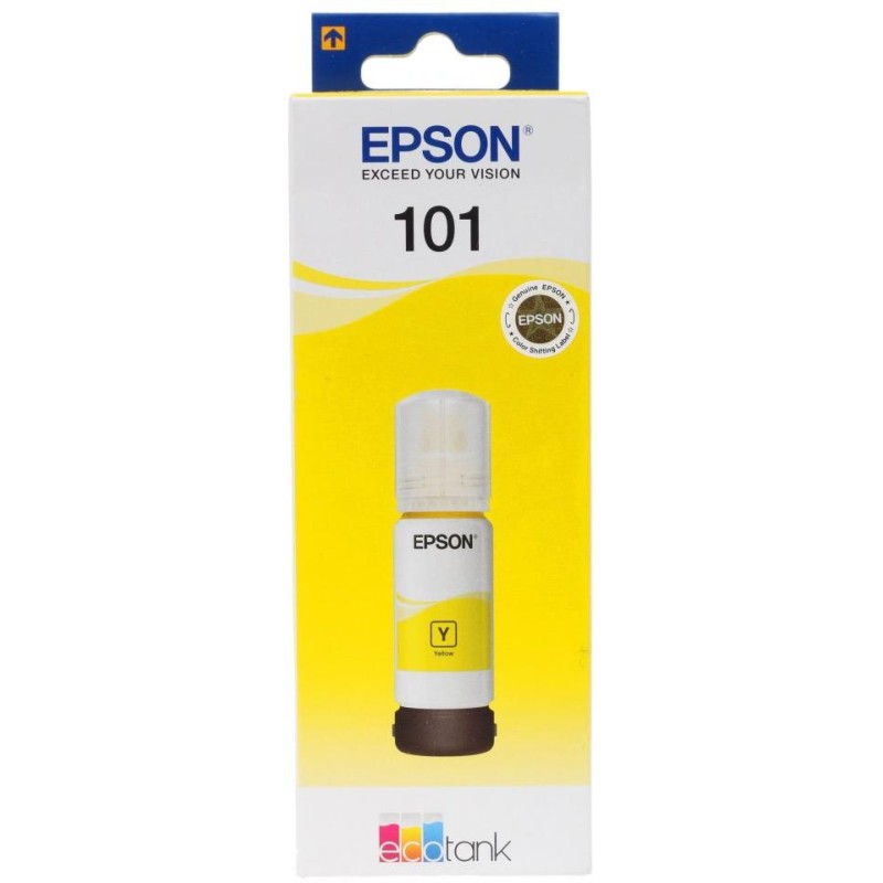 Epson inkoustová náplň/ T03V44A/ 101 EcoTank/ L6160/ L6170/ L6190/ L4150/ L4160/ Žlutá