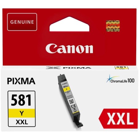 Canon inkoustová náplň CLI-581XXL/ žlutá/ 11,7 ml