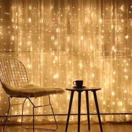 COLORWAY LED girlanda/ vnitřní / 300 LED / délka 3 x 3m / teplá bílá/ AC 220V