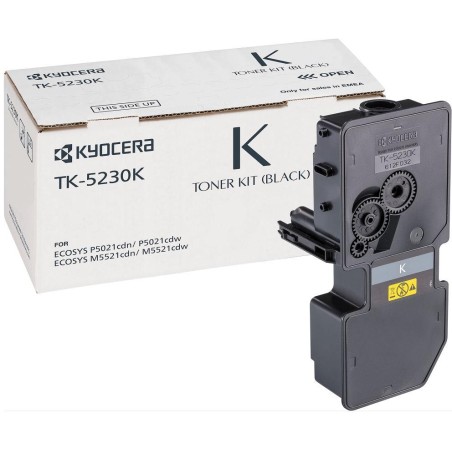 Kyocera toner TK-5230K, pro M5521cdn/cdw, P5021cdn/cdw, černý, 2600 stran