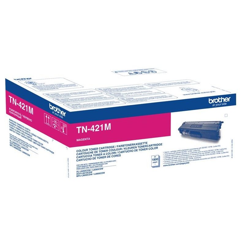 BROTHER toner TN-421M pro HL-L8260CDW/HL-L8360CDW/DCP-L8410CDW/ 1.800 stran/ Purpurový