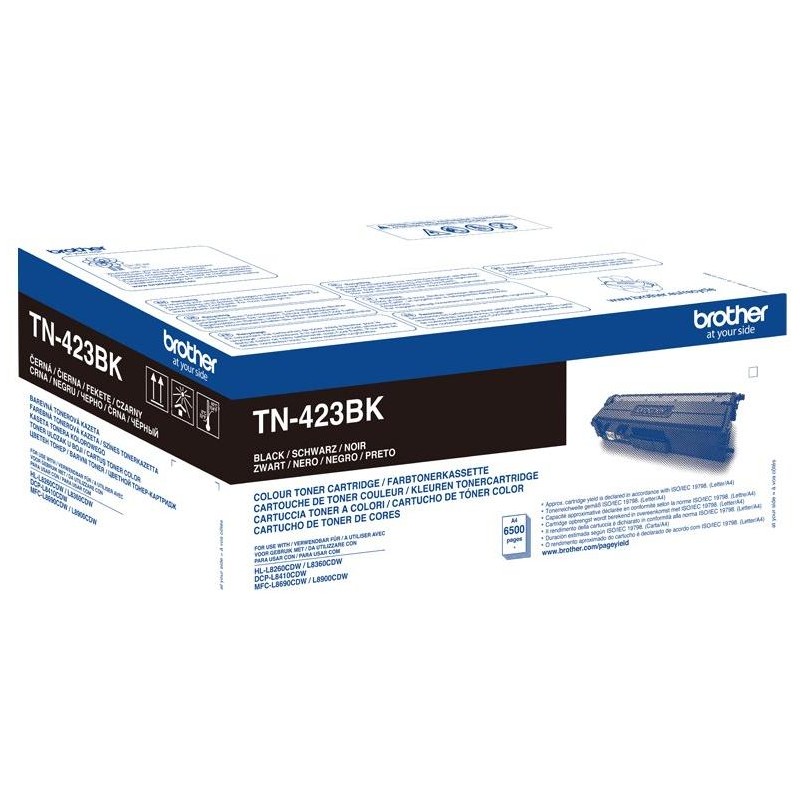 BROTHER toner TN-423BK pro HL-L8260CDW/HL-L8360CDW/DCP-L8410CDW / 6500 stran / černý