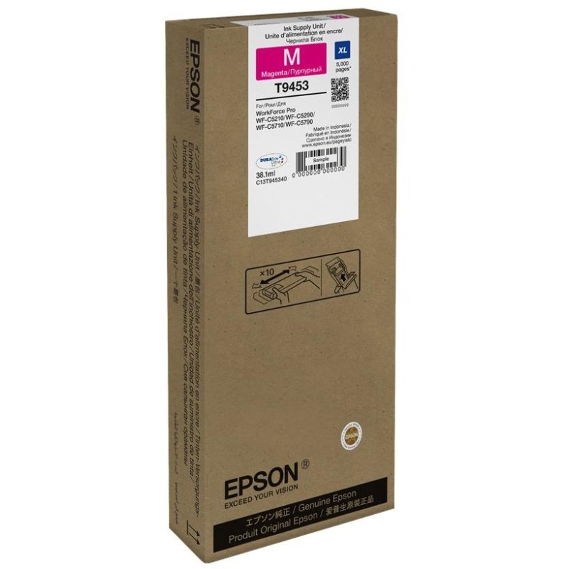Epson inkoustová náplň/ C13T945340/ WF-C5790DWF/ WF-C5710DWF/ WF-C5290DW/ WF-C5210DW/ XL magenta