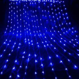 COLORWAY LED girlanda/ vnitřní / 300 LED / délka 3 x 3m / modrá/ AC 220V