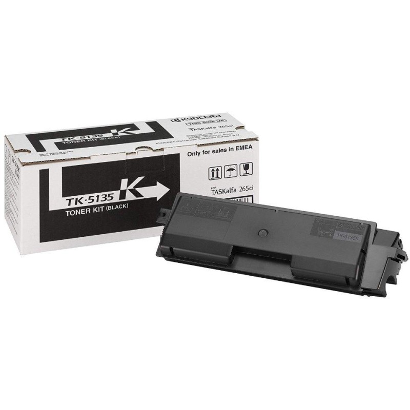 Kyocera toner TK-5135K/ 10 000 A4/ černý/ pro TASKalfa 265ci