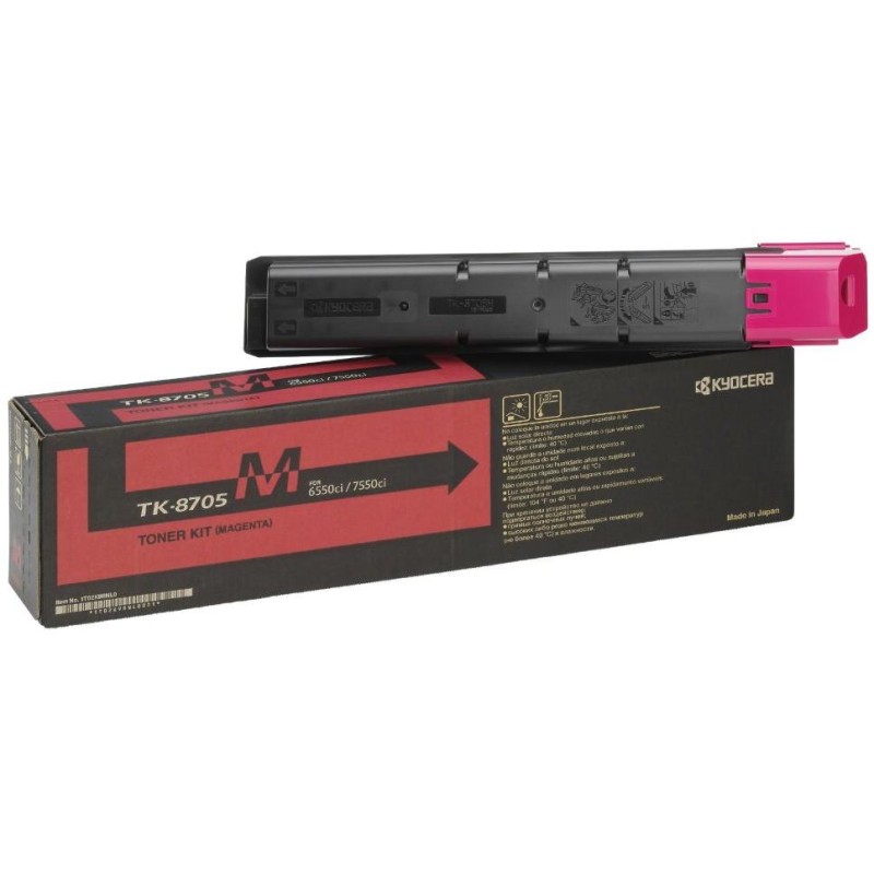 Kyocera toner TK-8705M/ 30 000 A4/ purpurový/ pro TASKalfa 6550/6551/7550/7551ci