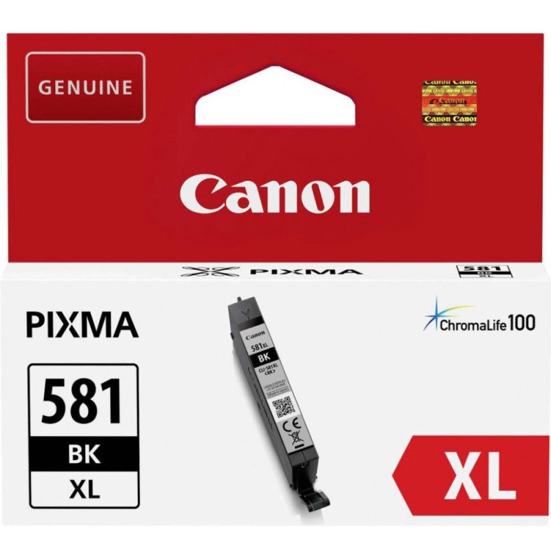 Canon originální inkoustová náplň CLI-581BK XL/ černá/ 8,3ml/ pro Canon PIXMA TR7550,TR8550,TS6150,TS6151,TS8150,TS8151