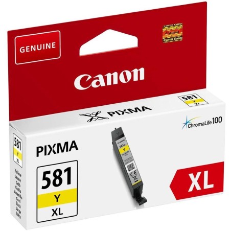 Canon originální inkoustová náplň CLI-581Y XL/ žlutá/ 8,3ml/ pro Canon PIXMA TR7550,TR8550,TS6150,TS6151