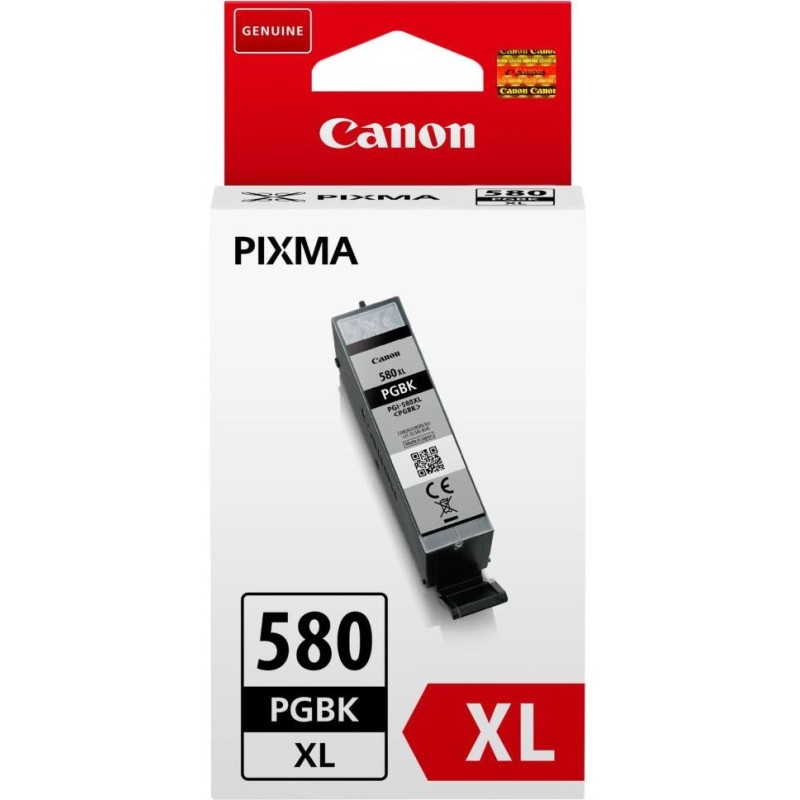 Canon originální inkoustová náplň PGI-580PGBK XL/ černá/ 18.5ml/ pro Canon PIXMA TR7550, TR8550, TS6150, TS8150
