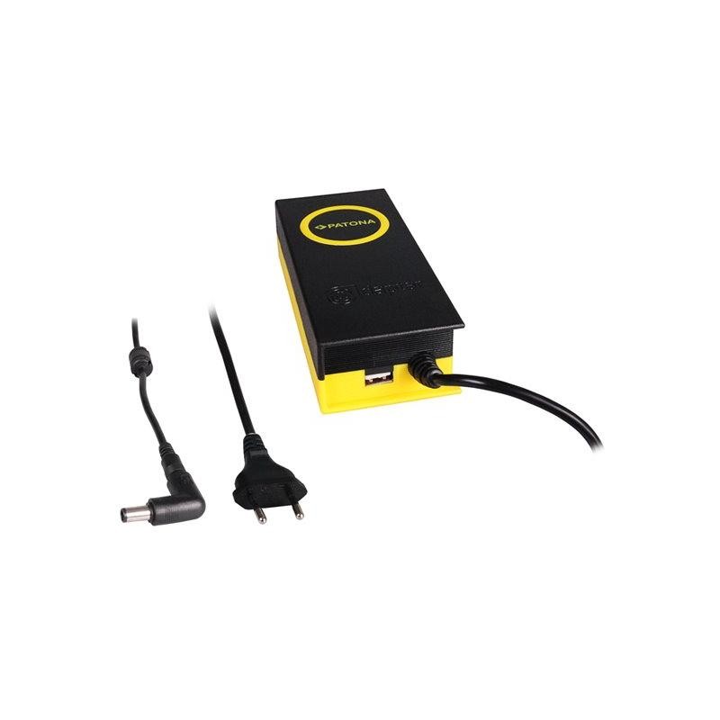 PATONA napájecí adaptér k ntb/ 19,5V/4,7A 90W/ konektor 7,4x5mm+PIN/ + výstup USB