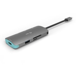 I-tec dokovací stanice USB-C Metal/ Nano Dock/ 4K UHD 3840×2160/ 3x USB 3.0/ HDMI + Power Delivery 60 W