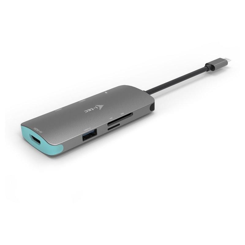 I-tec dokovací stanice USB-C Metal/ Nano Dock/ 4K UHD 3840×2160/ 3x USB 3.0/ HDMI + Power Delivery 60 W