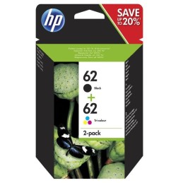 HP ink 62 (černá 4ml, barevná 4,5ml) pro HP ENVY 5540, HP ENVY 5640, HP ENVY 7640, HP OfficeJet 5740