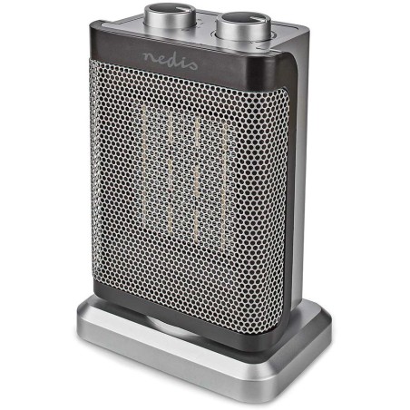 NEDIS keramický horkovzdušný ventilátor PTC/ termostat/ spotřeba 1500 W/ 2 tepelné režimy/ ochrana proti převrácení