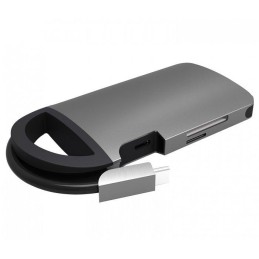 UMAX dokovací stanice U-Connect Type-C Multiport H7/ HDMI max 4K/ 3x USB 3.0/ SD + micro SD